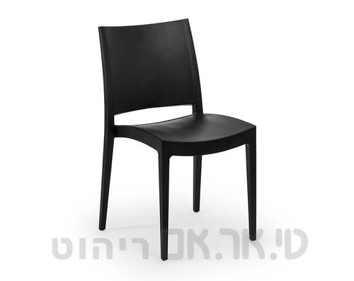 כסא אלומה שחור