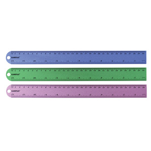 סרגל אלומיניום פסטל 30 ס"מ