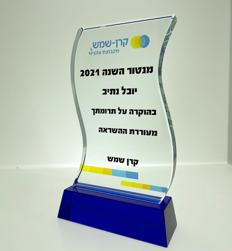 מגן הוקרה Blue Wave