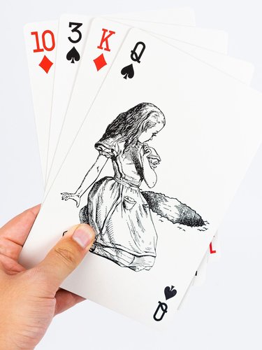 קלפי משחק גדולים וונדרלנד אליסה בארץ הפלאות Wonderland 