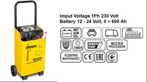 DECA SC 60/700 - מטען/בוסטר דיגיטאלי 12-24V 60A/hr ת.איטליה