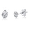 עגילי יהלומים צמודי אוזן 0.50ct זהב 14K
