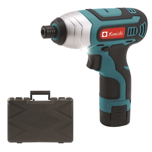 מברגת אימפקט 12V עם 2 סוללות KONISHI