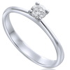 טבעת סוליטר יהלום 0.25ct זהב 14K