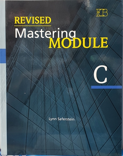 ריווייזד מאסטרינג מודול REVISED MASTERING MODULE C