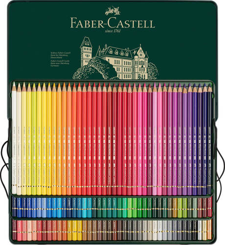 סט 120 עפרונות צבעוניים faber castell פוליכרומוס