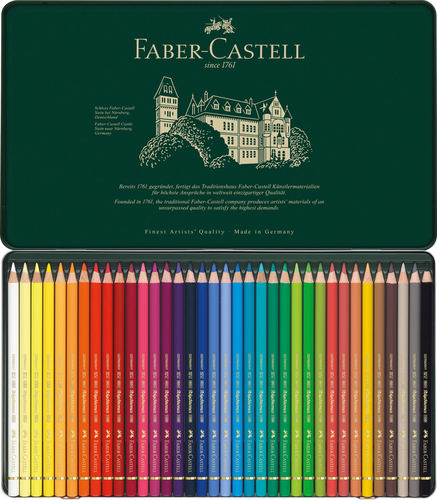 סט 36 עפרונות מקצועיים פוליכרומוס faber castell