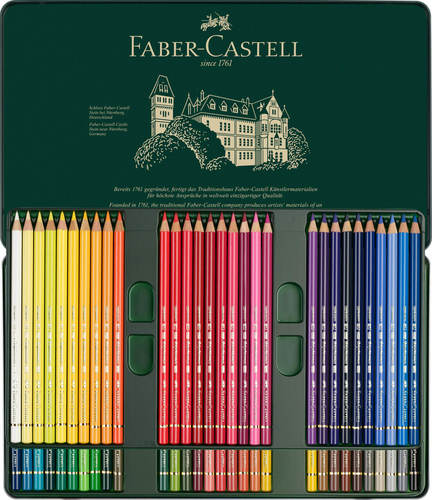 סט 60 עפרונות מקצועיים פוליכרומוס faber castell