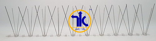דוקרן ליונים מתכת W באורך 0.5 מטר - 10 יחידות