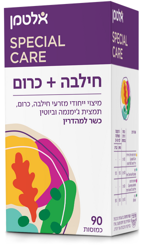 חילבה + כרום 90 כמוסות אלטמן Fenugreek + Chrome 90 caps Altman