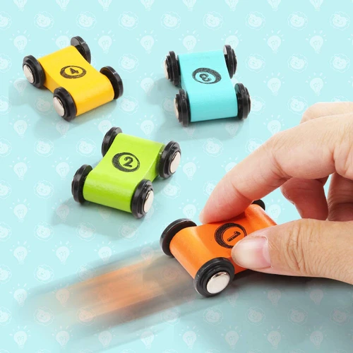 סט 4 רכבי מירוץ TOPBRIGHT
