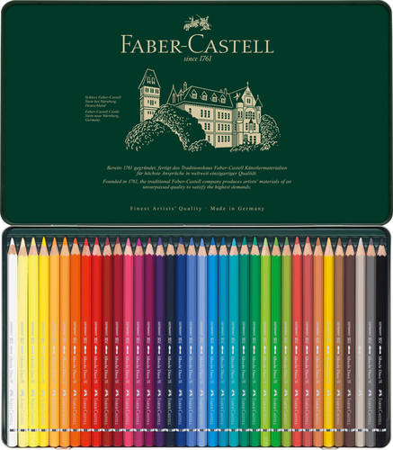סט 36 עפרונות אקוורל צבעוניים faber castell durer