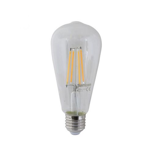 נורת פילמנט 8W E27 ST64 שקוף