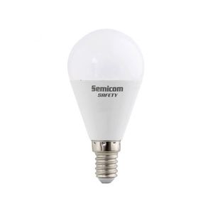 נורת כדור 8W E14 SAFETY אור חם