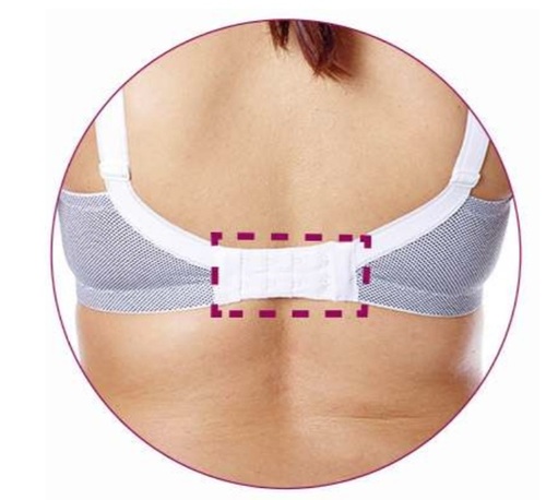 חזיית הנקה מיקרופייבר גמישה בלבן - מידה 85D