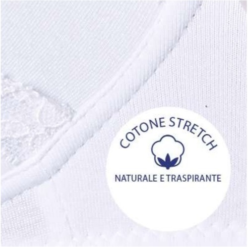 חזיית הנקה מיקרופייבר גמישה בלבן - מידה 85D