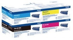 סט 4 טונרים מקוריים TN421 BROTHER