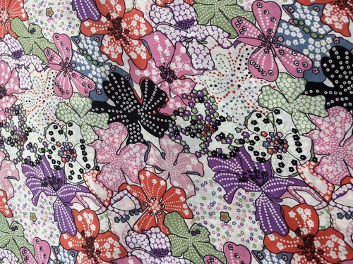 כותנה פרחונית דגם מילנה 2