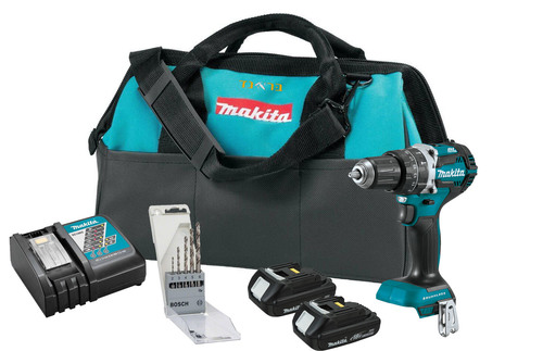 מברגה/מקדחה רוטטת נטענת 18V + שתי סוללות 1.5AH + סט מקדחים