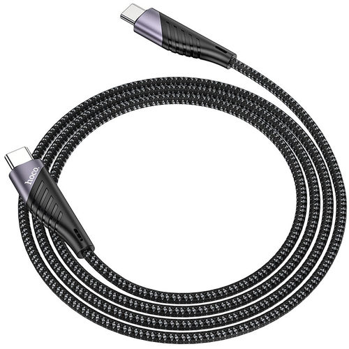כבל טעינה וסינכרון נתונים  Hoco Cable Type-C to Type-C “U95 Freeway” PD 60W charging data sync 