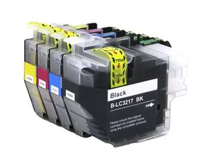 סט 4 ראשי דיו תואמים Brother LC3217 ברדר