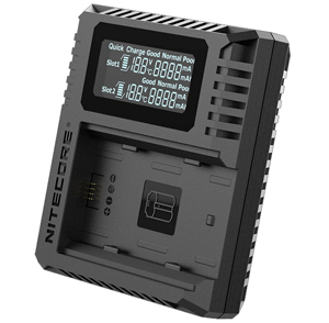 מטען כפול NITECORE DUAL SLOT FX3  NP W235