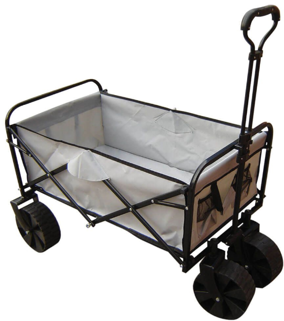 עגלת שטח מתקפלת עד 70 ק"ג וגלגלי שטח