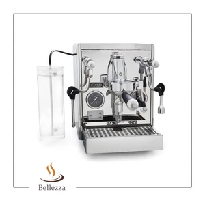 מכונת קפה מקצועית Bellezza Francesca Leva Inox נירוסטה