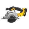 מסור עגול נטען לברזל "½.5 + 2 סוללות DeWALT DCS373M2 18V 4AH 