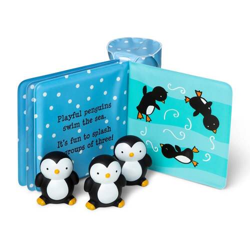 ספר אמבטיה עם צעצועי פינגווינים MELISSA&DOUG