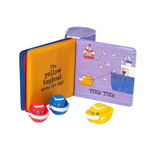 ספר אמבטיה עם צעצועי סירות MELISSA&DOUG