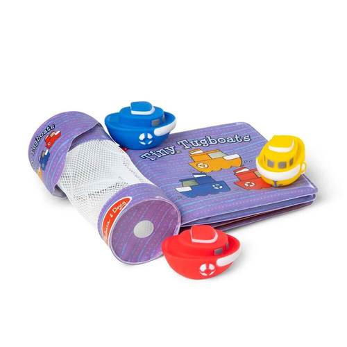ספר אמבטיה עם צעצועי סירות MELISSA&DOUG