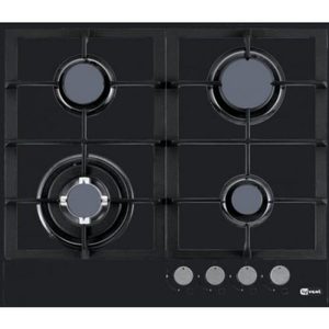 כיריים גז 4 להבות בישול בגימור זכוכית שחורה Ly Vent HOT656BL  lyvent 