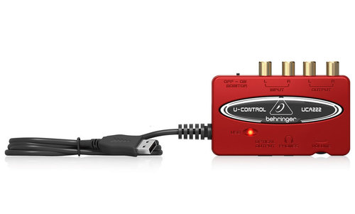 כרטיס קול קומפקטי - Behringer UCA 222