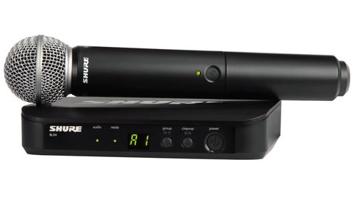מיקרופון אלחוטי ידני BLX24e/SM58 G18 - SHURE