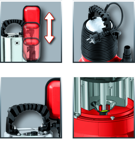 משאבת מים דלוחים נירוסטה GC-DP 5225N  Einhell