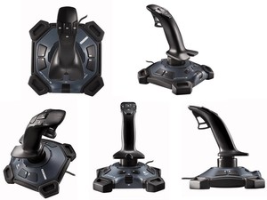 ידית משחק של Logitech מדגם Attack-3 עם 11 לחצנים להתאמה אישית Medcare