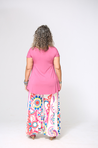 טוניקה סוואלה קצרה  plus size