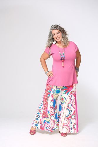 טוניקה סוואלה קצרה  plus size