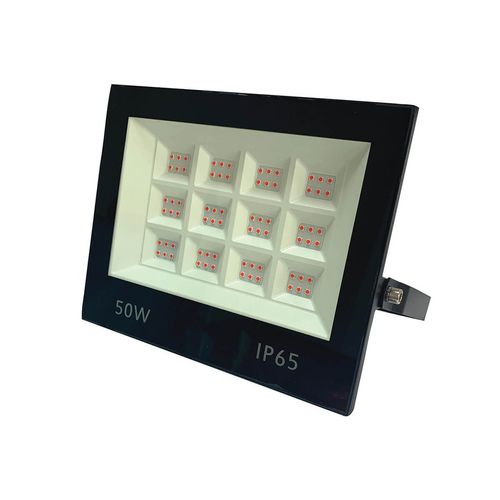 תאורת הצפה לד  מסגרת שחורה AC 50W QUEEN DL/WW