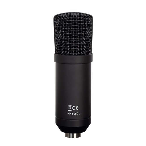 מיק קונדנסר אולפני עם חיבור USB כולל כבל CASCHA HH5050U מומלץ לפוסקאסט
