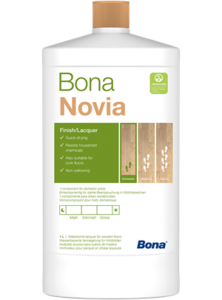 לכה על בסיס מים לרצפות עץ - BONA NOVIA
