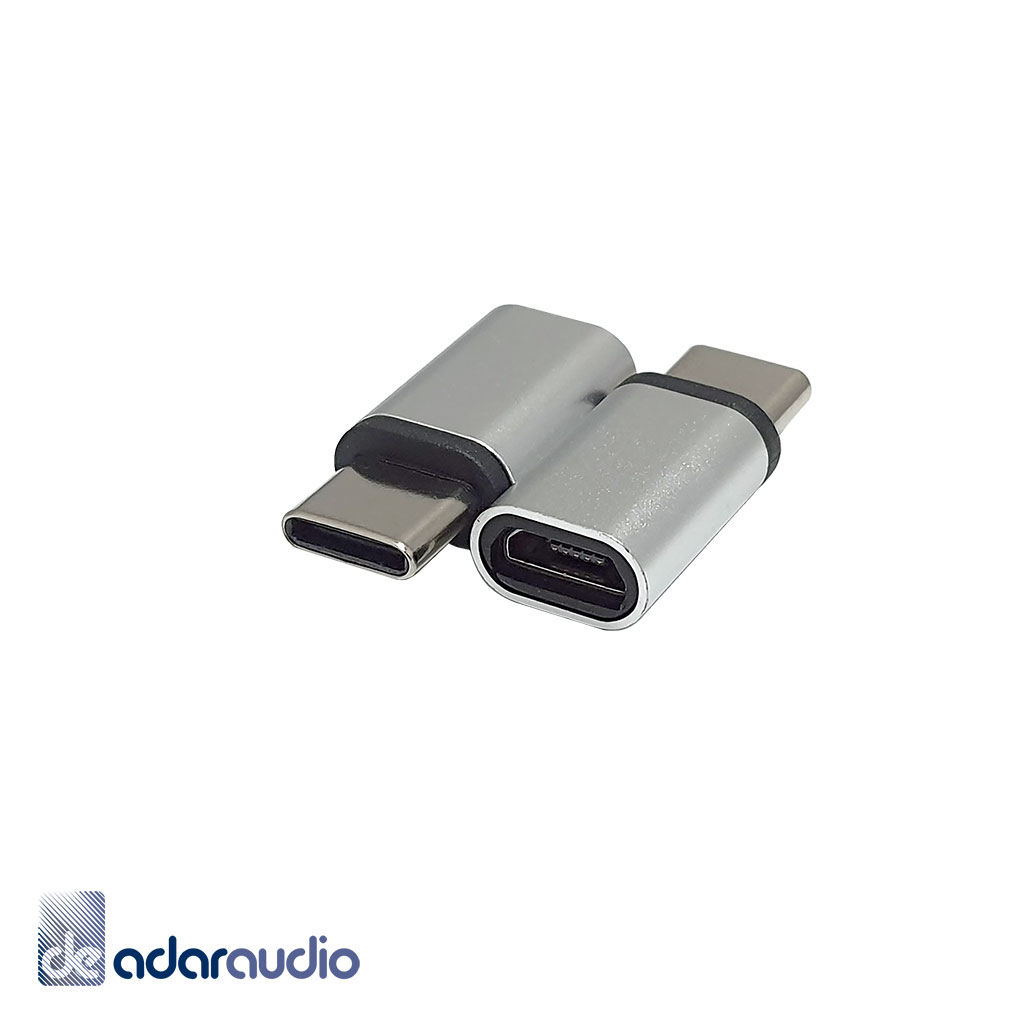 מתאם USB C זכר - MICRO B 2.0 נקבה
