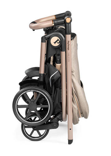 עגלת תינוק ולוצ'ה Veloce עם מנגנון נסיעה חלק, אמבטיה מרווחת ומשודרגת עם מעמד - צבע Mon Amour