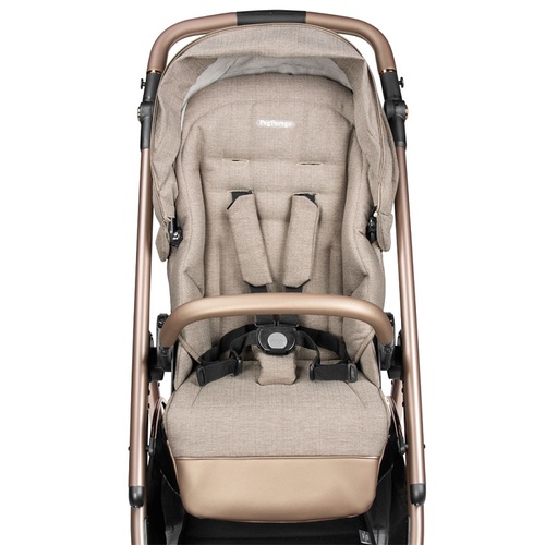 עגלת תינוק ולוצ'ה Veloce עם מנגנון נסיעה חלק, אמבטיה מרווחת ומשודרגת עם מעמד - צבע Mon Amour