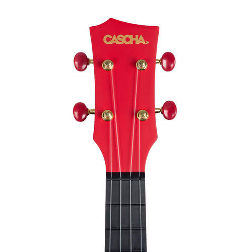 יוקללה מקרבון פיבר צבע אדום + רצועה + תיק CASCHA HH2280