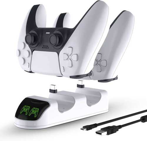 מטען שחור/לבן (תחנת טעינה) לשני בקרים Dualsense Dobe Charging Station for PS5