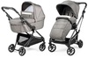 עגלת תינוק ויואצ'ה Vivace עם קיפול סופר קומפקטי, אמבטיה מרווחת ומשודרגת עם מעמד - צבע City Grey