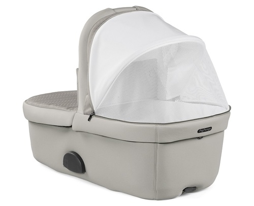 עגלת תינוק ולוצ'ה Veloce מנגנון נסיעה סופר חלק וסל שכיבה מרווח ומאוורר - צבע Black Shine