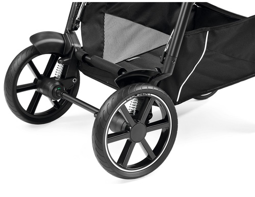 עגלת תינוק ולוצ'ה Veloce מנגנון נסיעה סופר חלק וסל שכיבה מרווח ומאוורר - צבע Eclipse